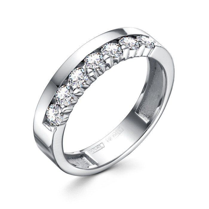 Кольцо из платины с бриллиантами (060632)