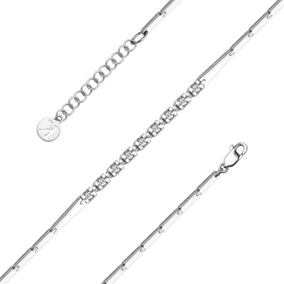 Браслет из белого золота с бриллиантами (050517)