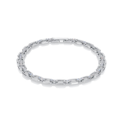 Браслет из белого золота с бриллиантами (061279)