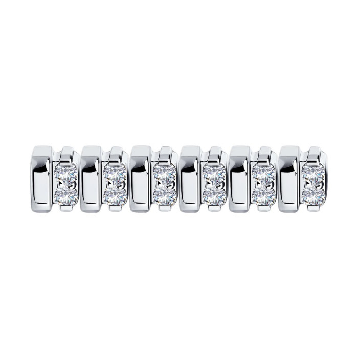 Браслет из белого золота с бриллиантами (052777)