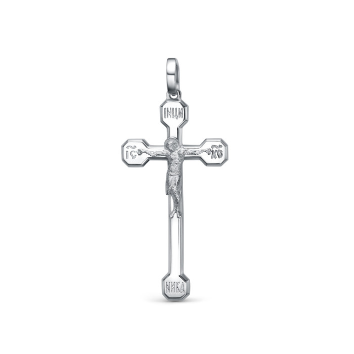 Кулон крест из платины (057988)