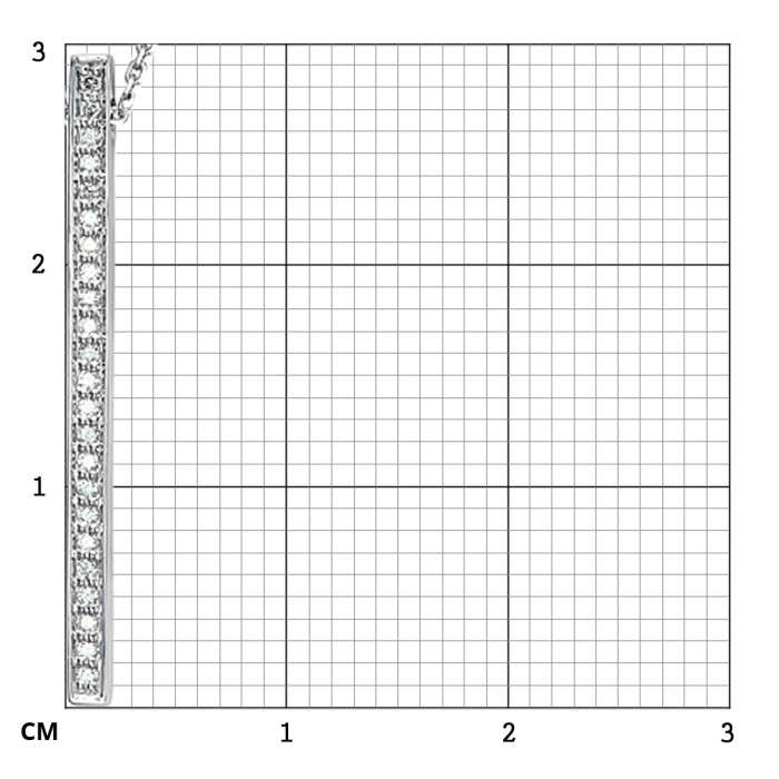Колье из белого золота с бриллиантами (050901)