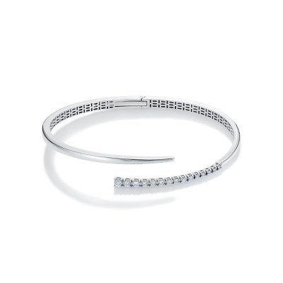 Браслет из белого золота с бриллиантами (060391)