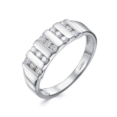 Кольцо из платины с бриллиантами (058353)