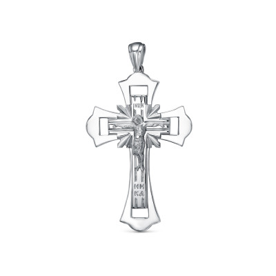 Кулон крест из платины  (057990)