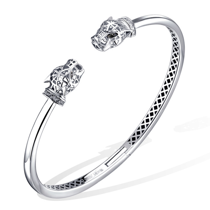 Браслет из белого золота с бриллиантами (060894)