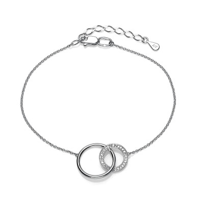 Браслет из белого золота с бриллиантами (060945)