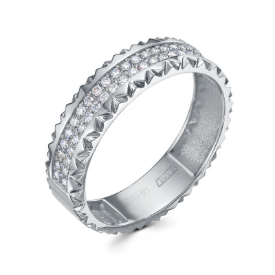 Кольцо из платины с бриллиантами (060631)