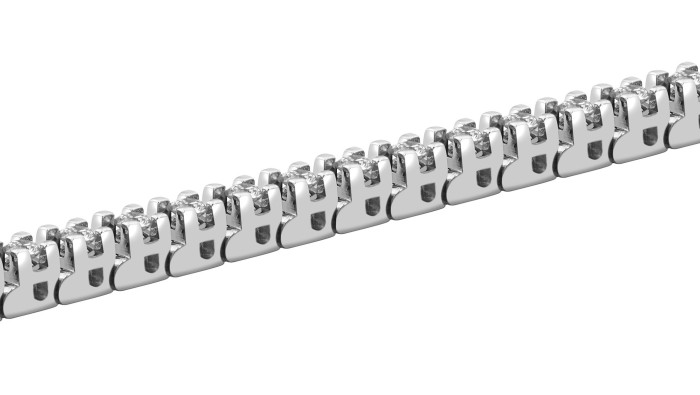 Браслет из платины с бриллиантами (024826)